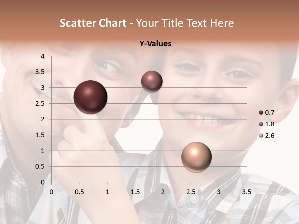 Dad Two Portrait PowerPoint Template