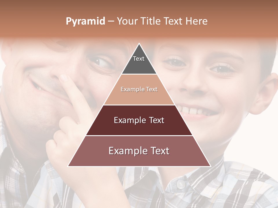 Dad Two Portrait PowerPoint Template