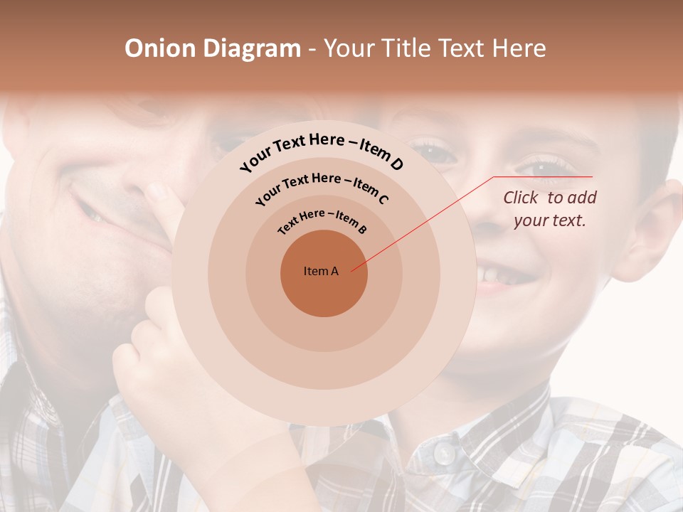 Dad Two Portrait PowerPoint Template