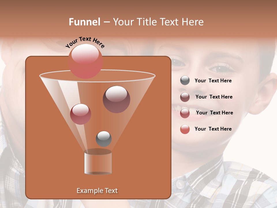 Dad Two Portrait PowerPoint Template