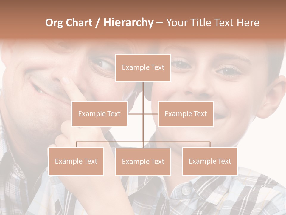 Dad Two Portrait PowerPoint Template