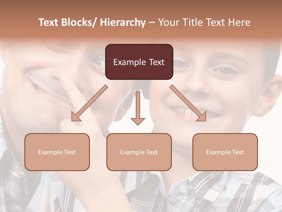 Dad Two Portrait PowerPoint Template