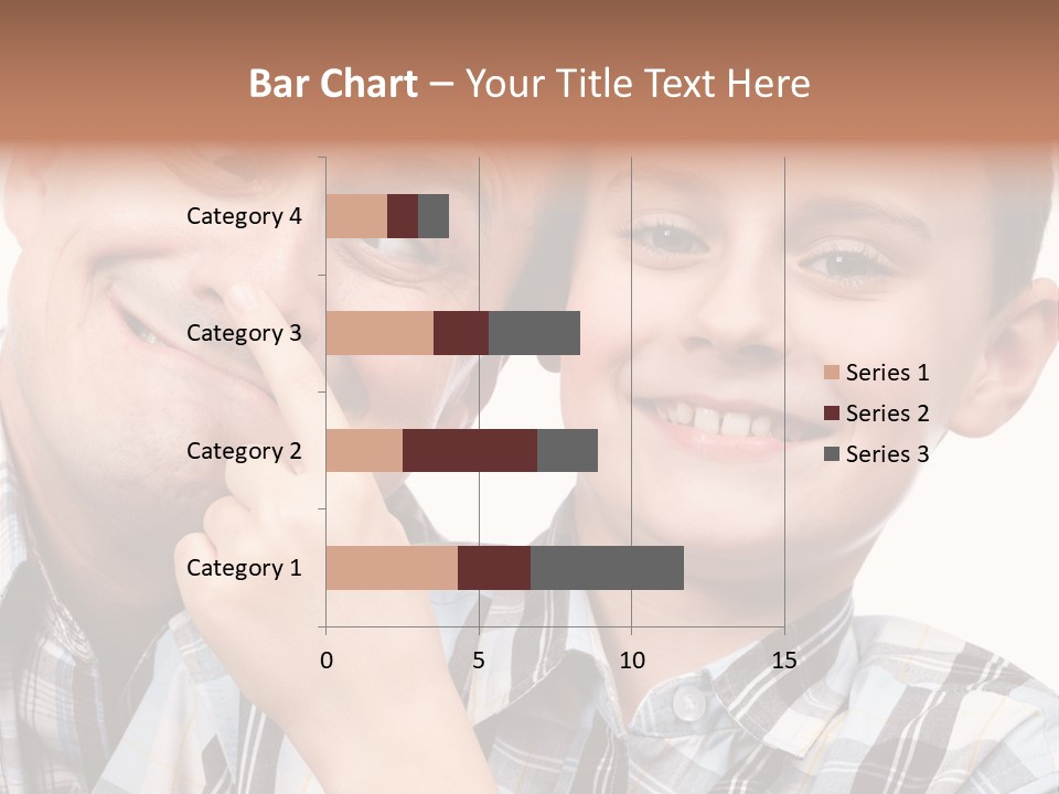 Dad Two Portrait PowerPoint Template