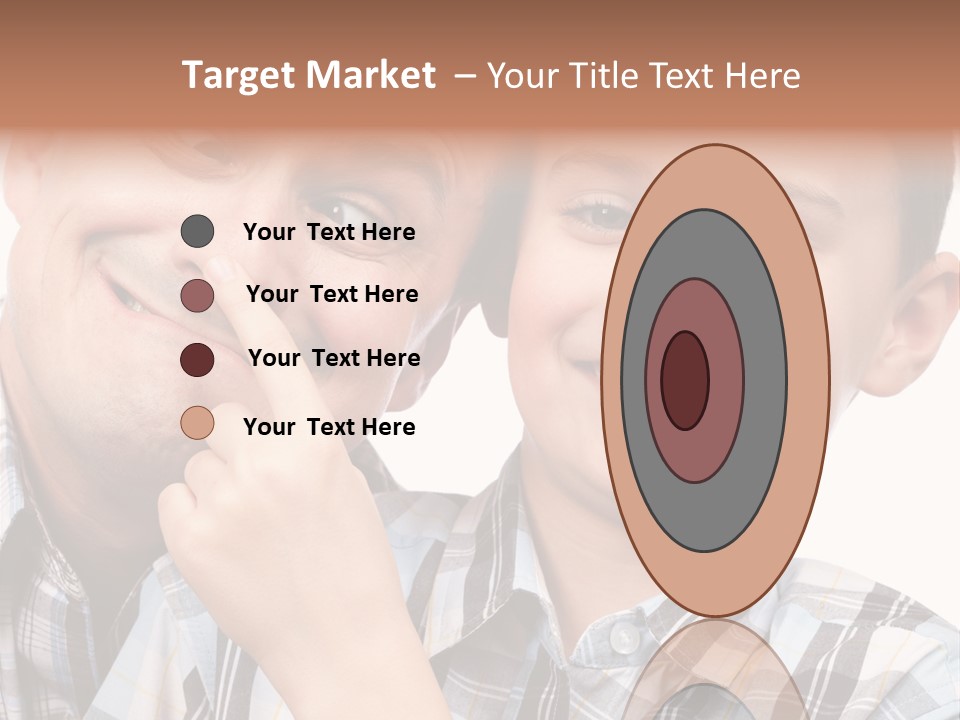 Dad Two Portrait PowerPoint Template