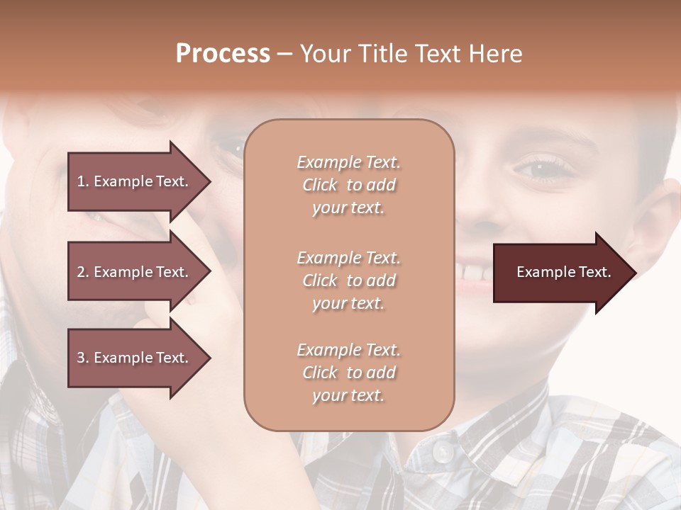 Dad Two Portrait PowerPoint Template