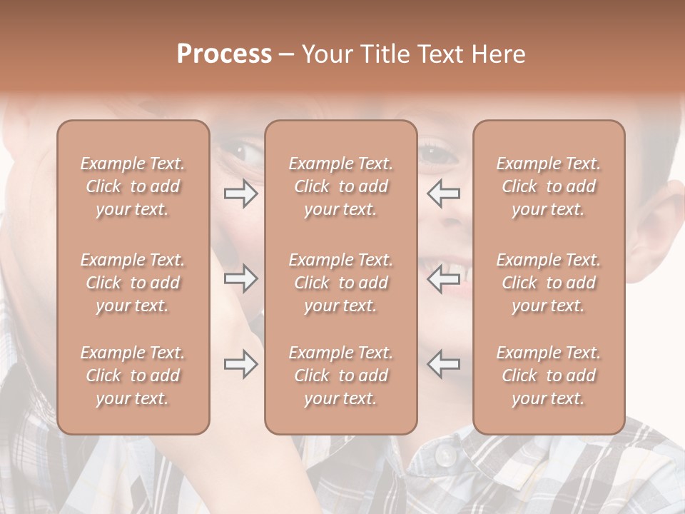 Dad Two Portrait PowerPoint Template