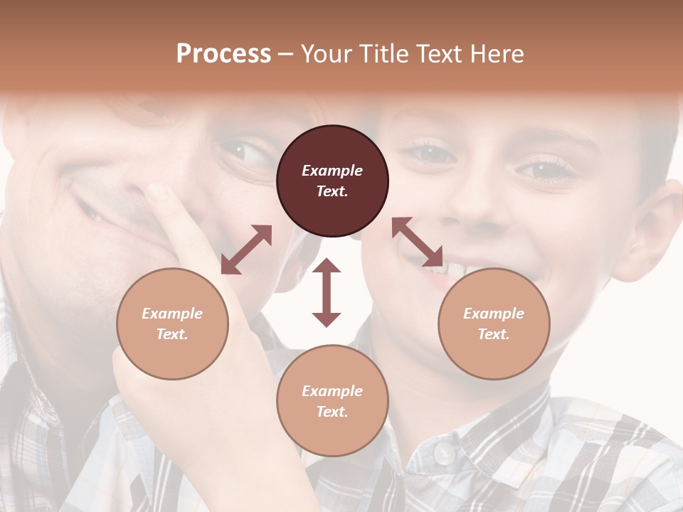 Dad Two Portrait PowerPoint Template