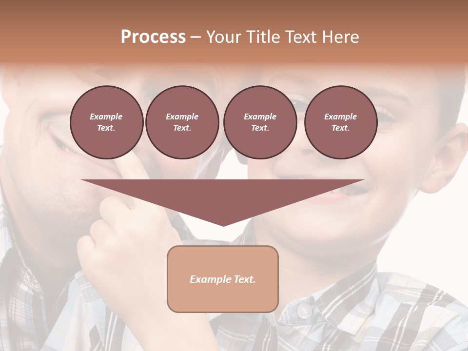 Dad Two Portrait PowerPoint Template