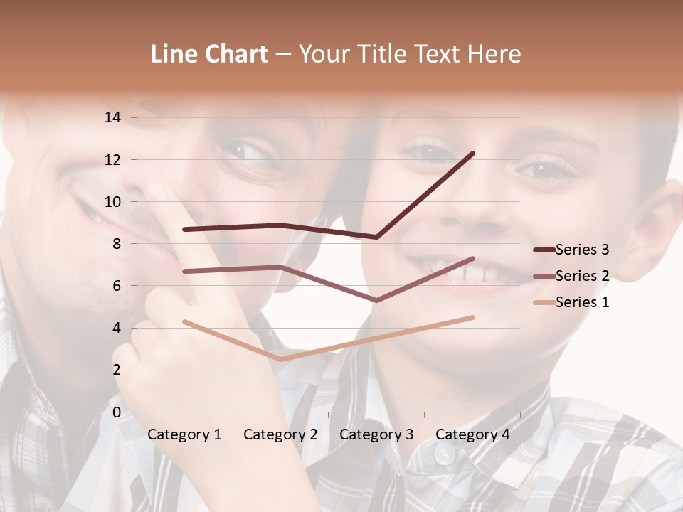 Dad Two Portrait PowerPoint Template