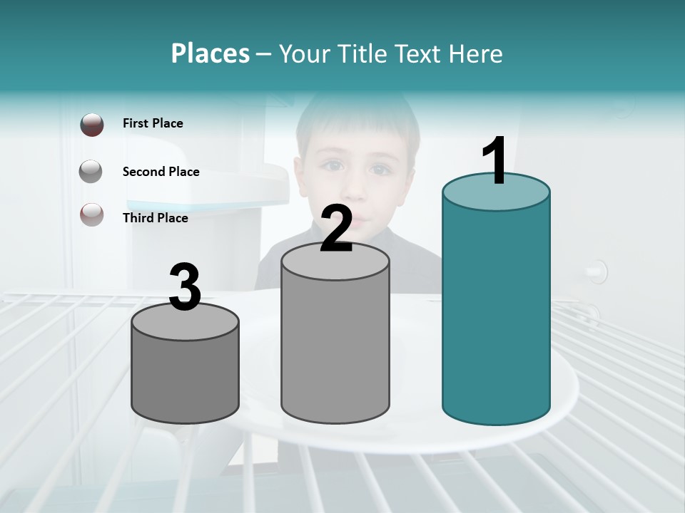 Hungry White Empty PowerPoint Template