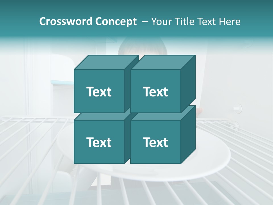 Hungry White Empty PowerPoint Template