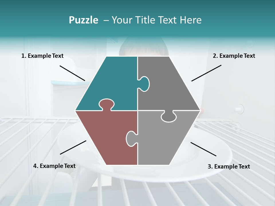 Hungry White Empty PowerPoint Template