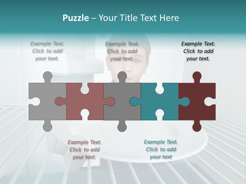 Hungry White Empty PowerPoint Template