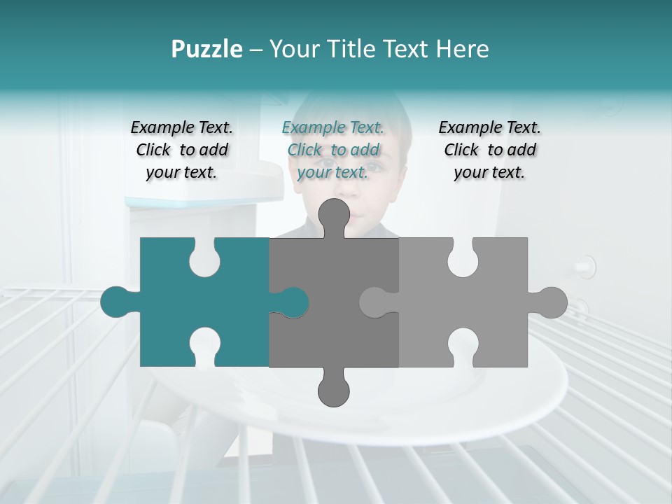 Hungry White Empty PowerPoint Template