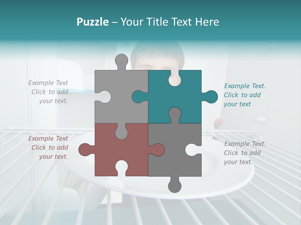 Hungry White Empty PowerPoint Template