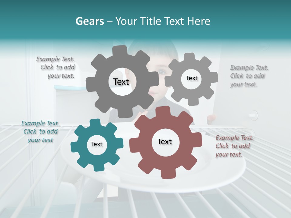 Hungry White Empty PowerPoint Template