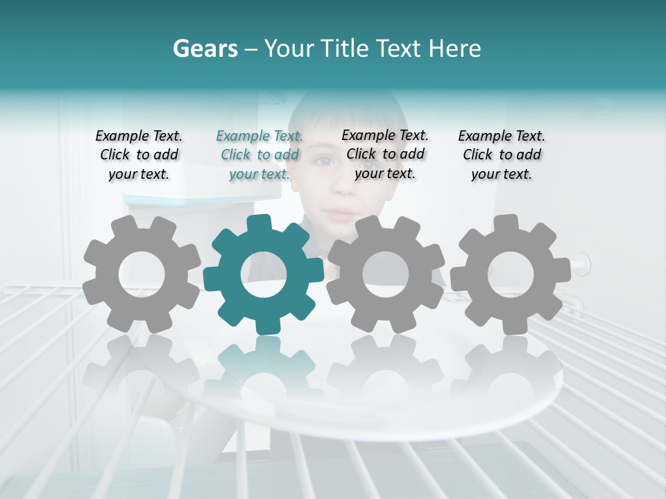 Hungry White Empty PowerPoint Template