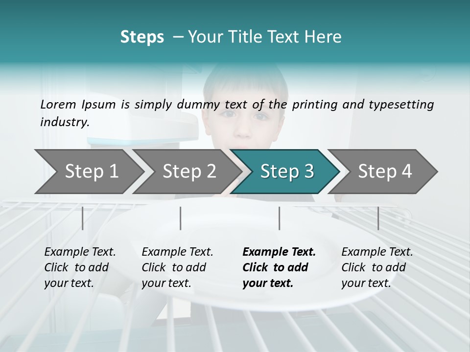 Hungry White Empty PowerPoint Template