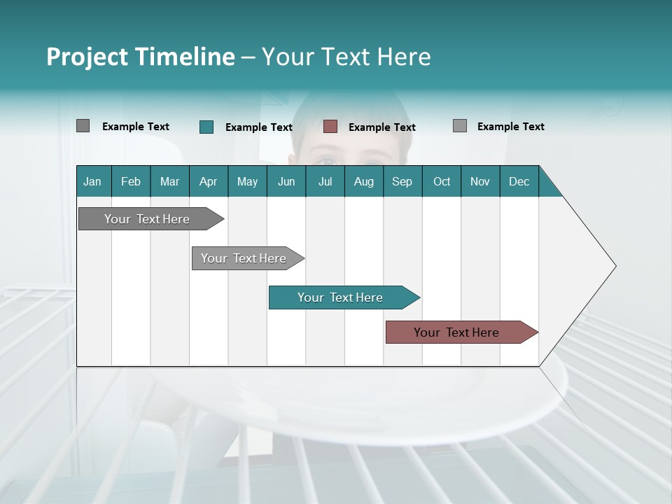 Hungry White Empty PowerPoint Template