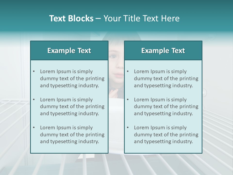 Hungry White Empty PowerPoint Template