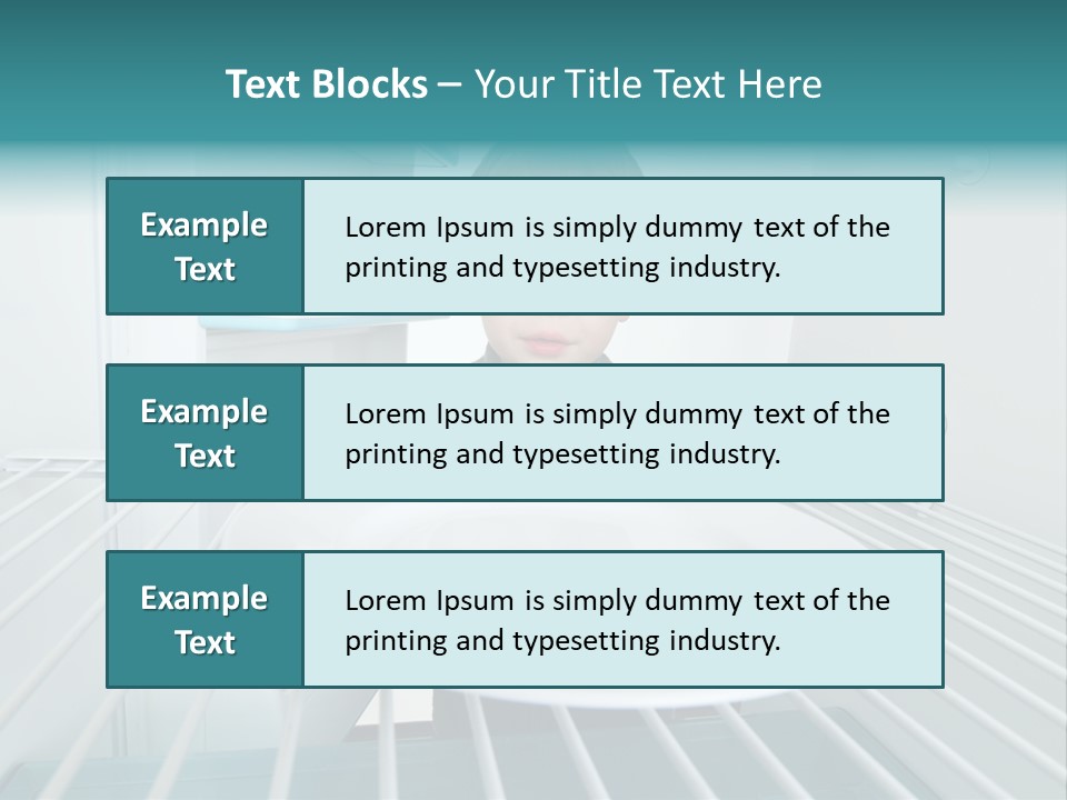 Hungry White Empty PowerPoint Template