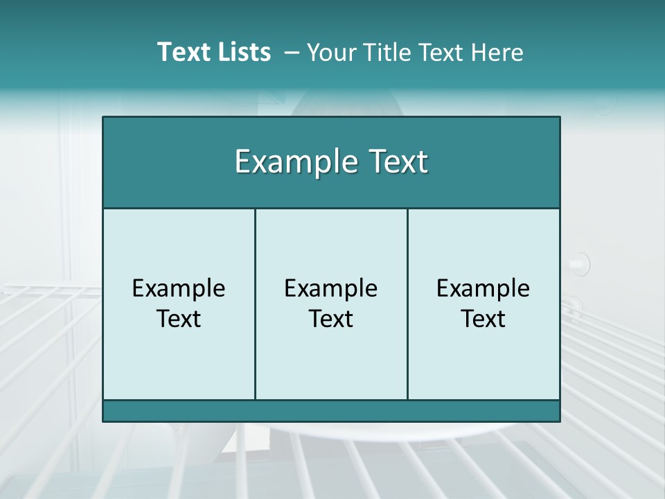 Hungry White Empty PowerPoint Template
