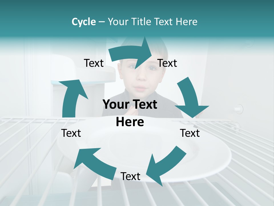 Hungry White Empty PowerPoint Template