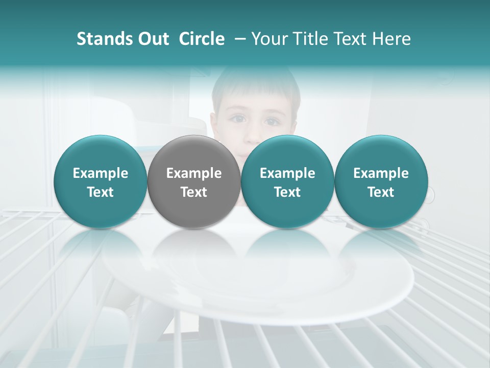 Hungry White Empty PowerPoint Template