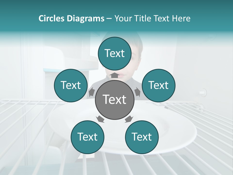 Hungry White Empty PowerPoint Template