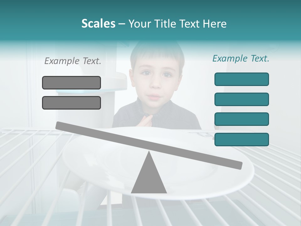 Hungry White Empty PowerPoint Template