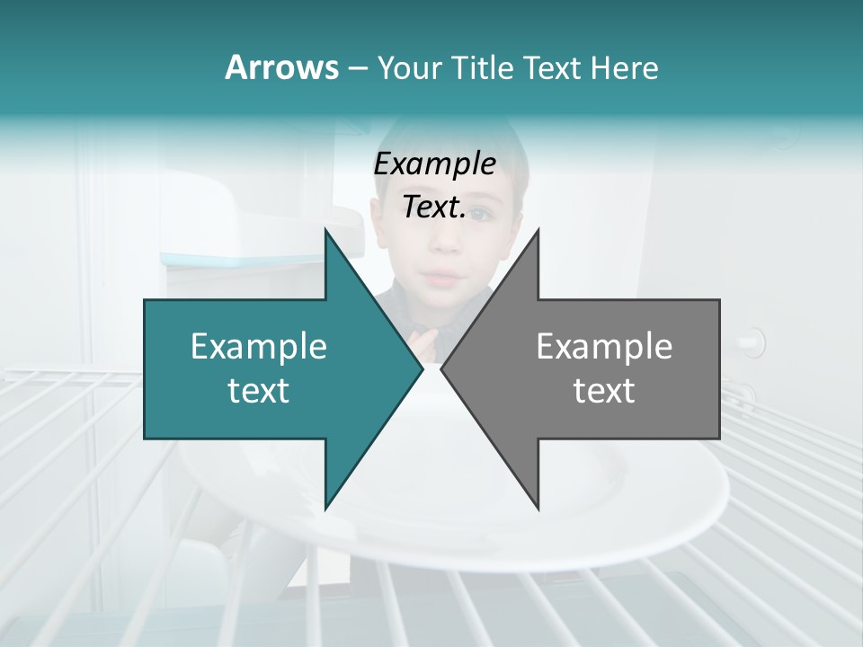 Hungry White Empty PowerPoint Template