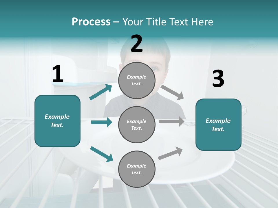 Hungry White Empty PowerPoint Template