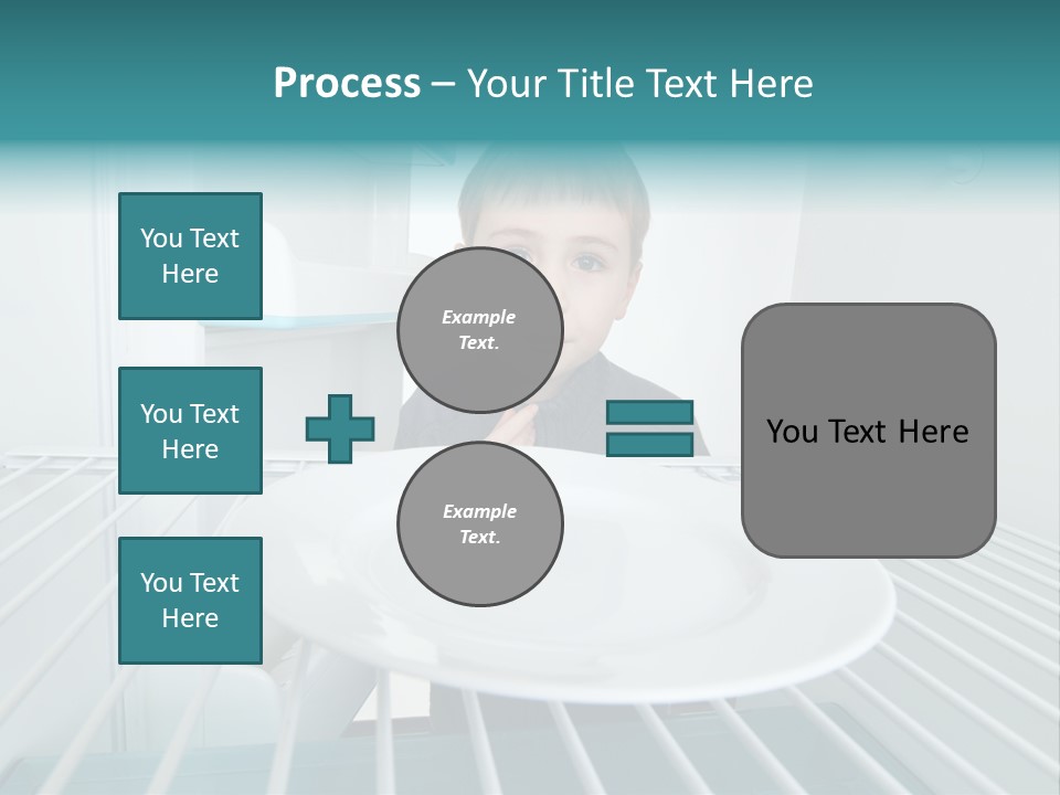 Hungry White Empty PowerPoint Template