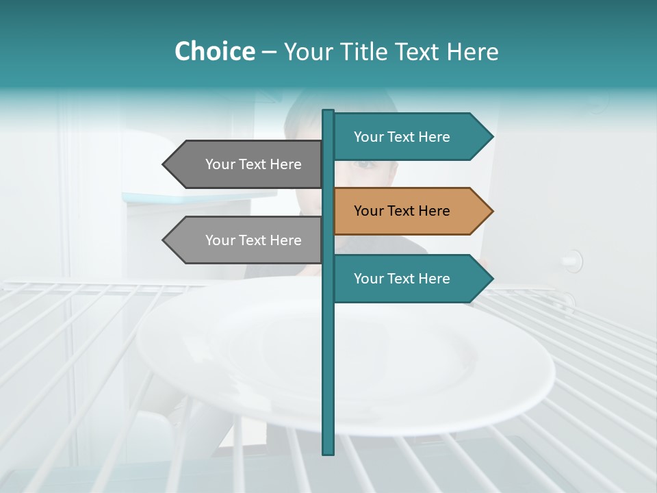 Hungry White Empty PowerPoint Template