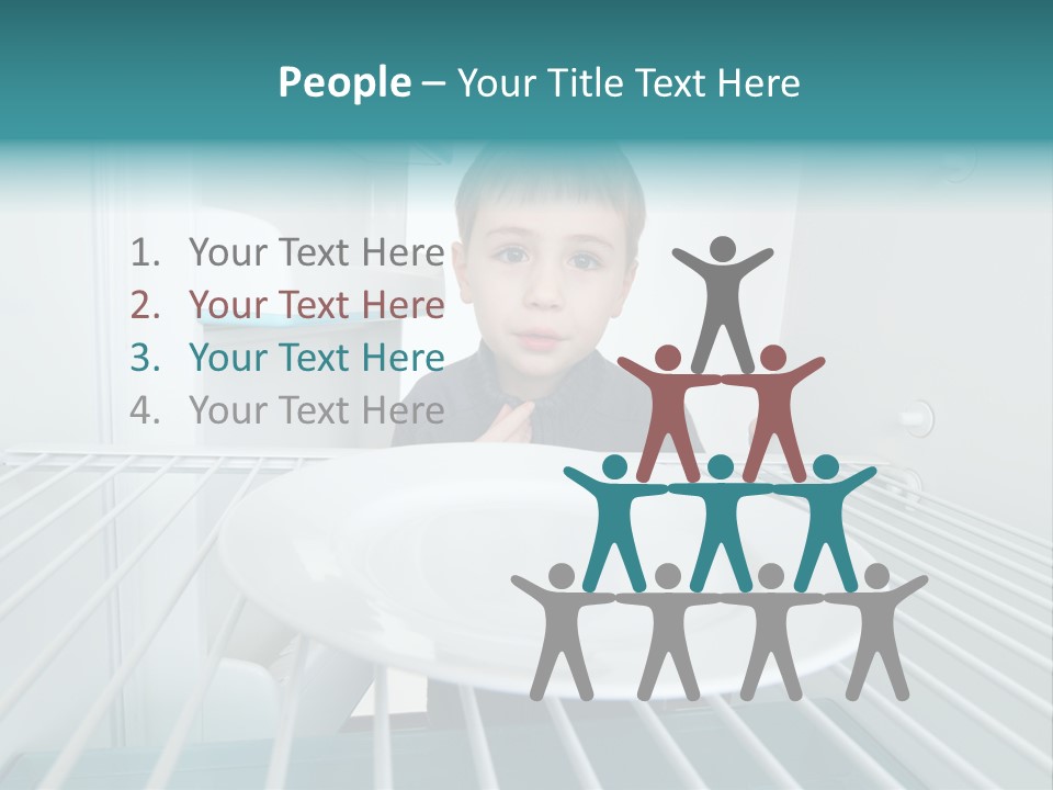 Hungry White Empty PowerPoint Template