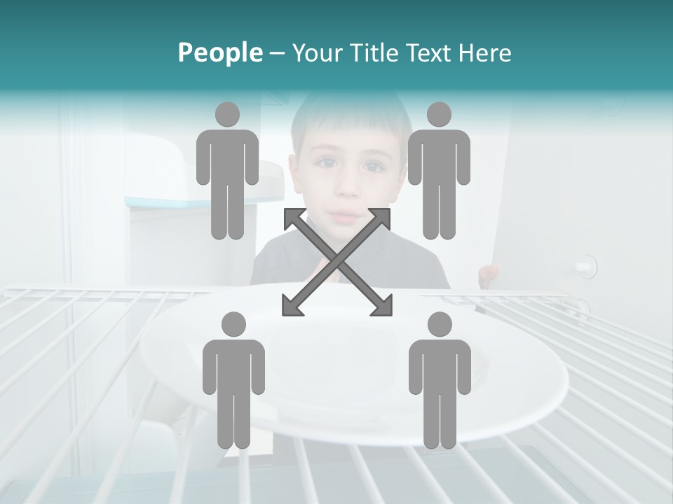 Hungry White Empty PowerPoint Template
