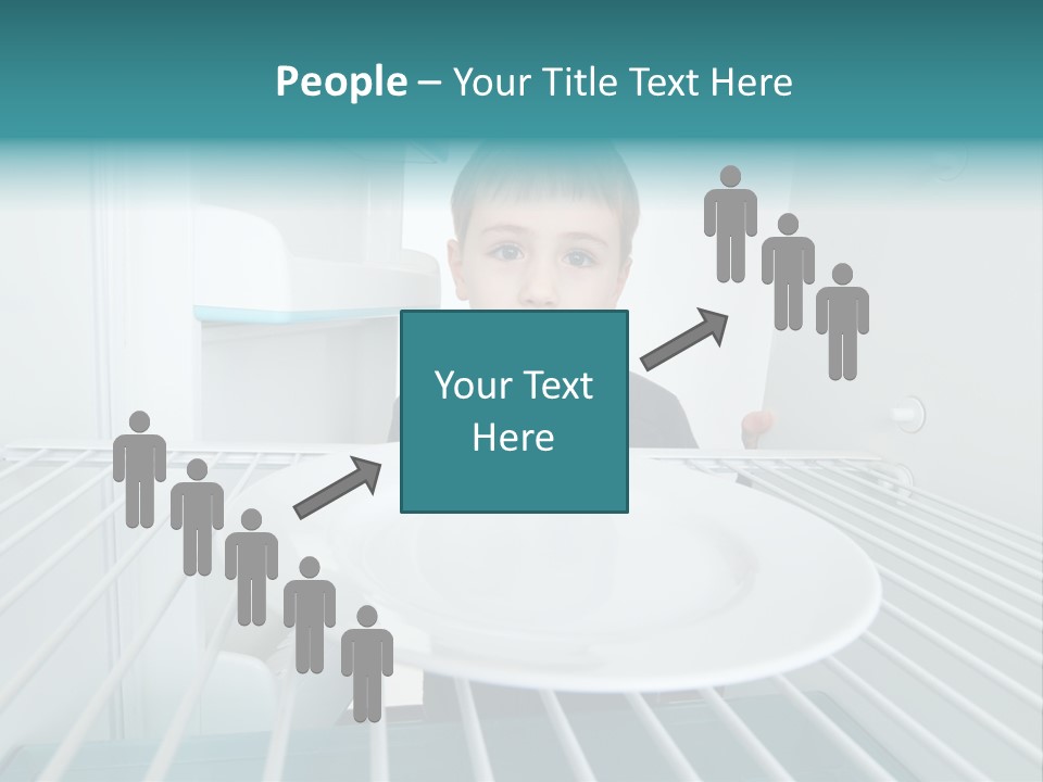 Hungry White Empty PowerPoint Template