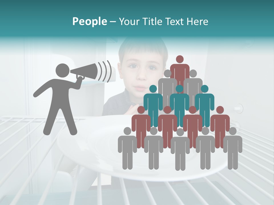 Hungry White Empty PowerPoint Template