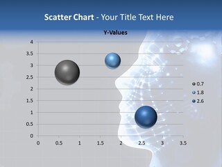 A Person's Head With Gears In The Background PowerPoint Template