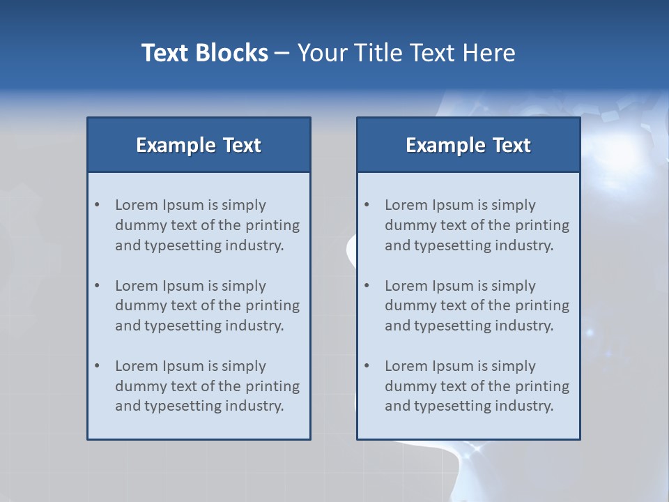 A Person's Head With Gears In The Background PowerPoint Template