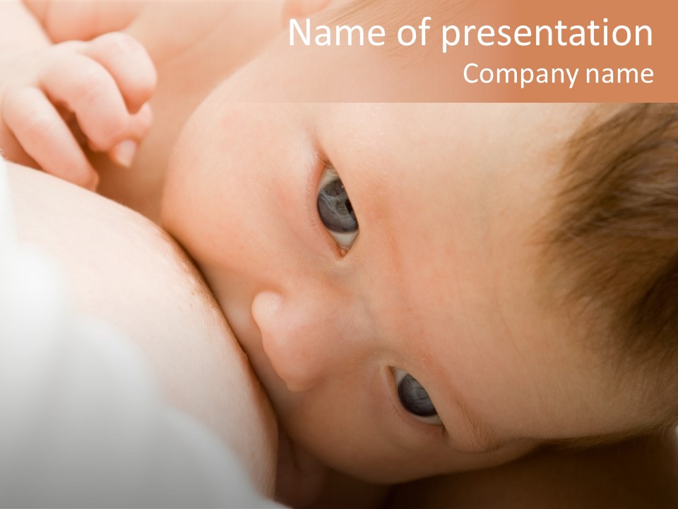 Breastfeeding Care Daughter PowerPoint Template