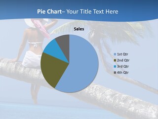 Tree Palm Sunbathing PowerPoint Template