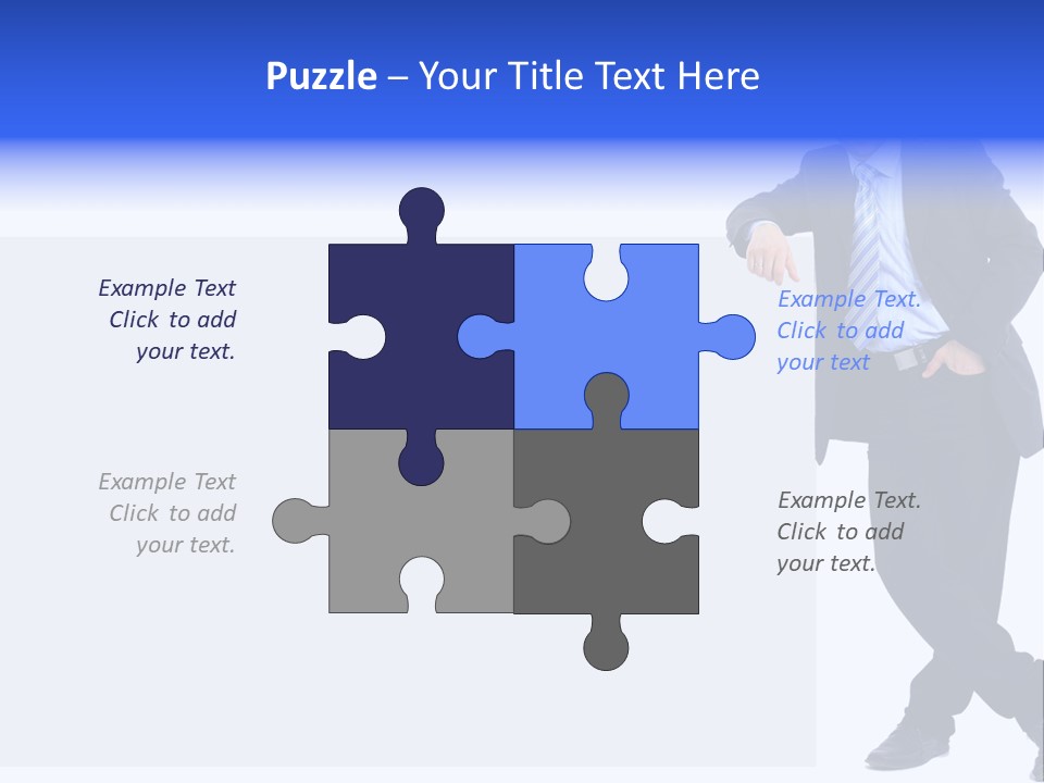 Person Looking Happy PowerPoint Template