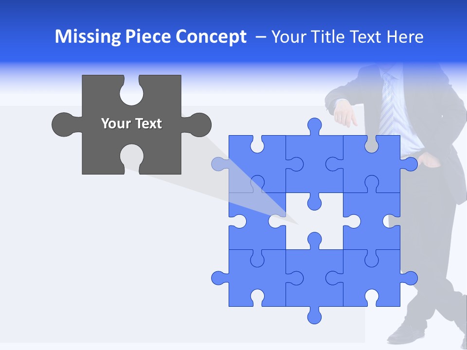 Person Looking Happy PowerPoint Template