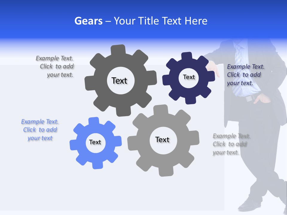 Person Looking Happy PowerPoint Template