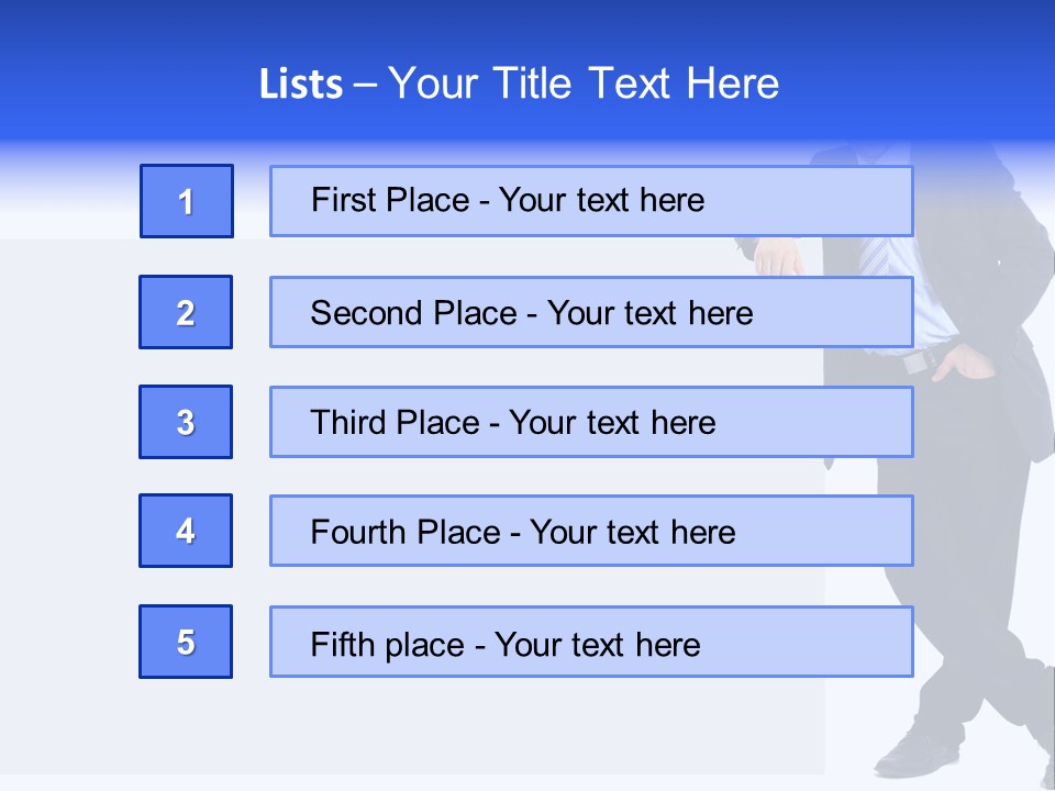 Person Looking Happy PowerPoint Template