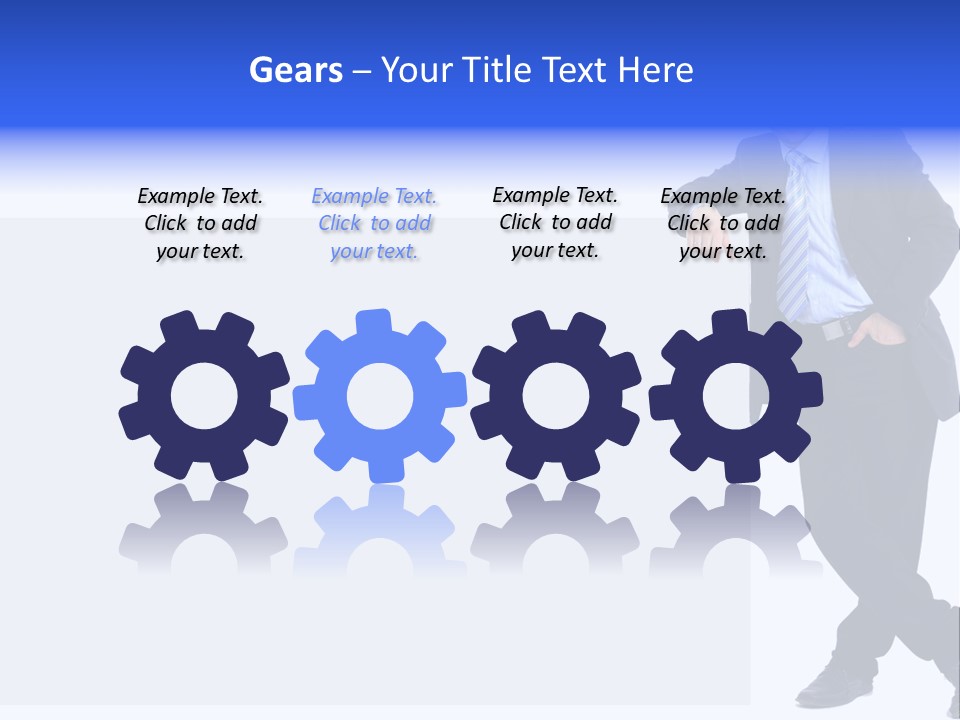 Person Looking Happy PowerPoint Template