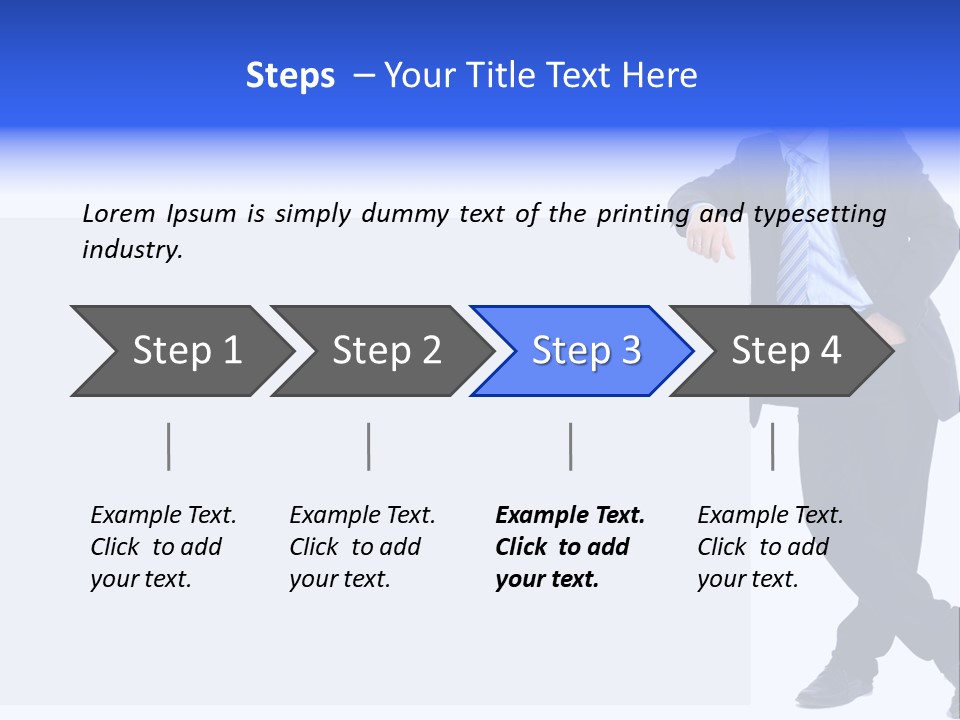 Person Looking Happy PowerPoint Template