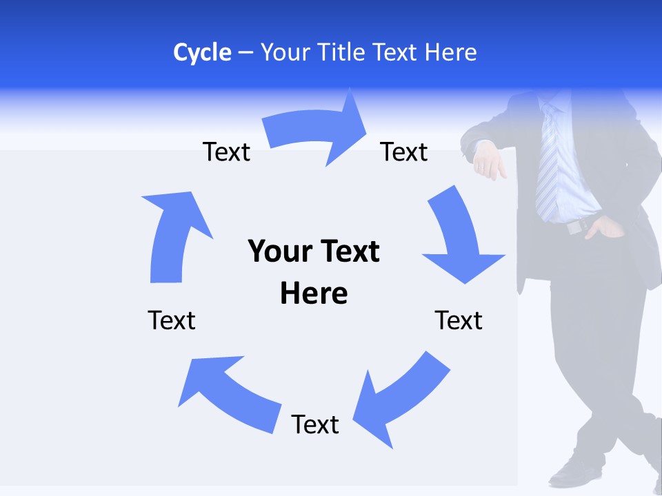 Person Looking Happy PowerPoint Template
