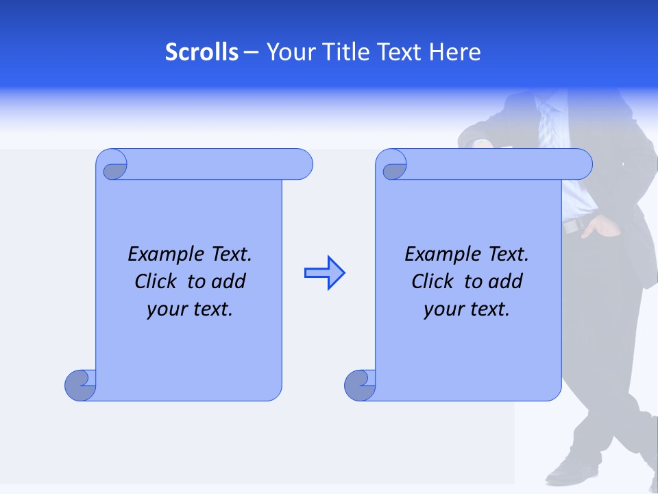 Person Looking Happy PowerPoint Template